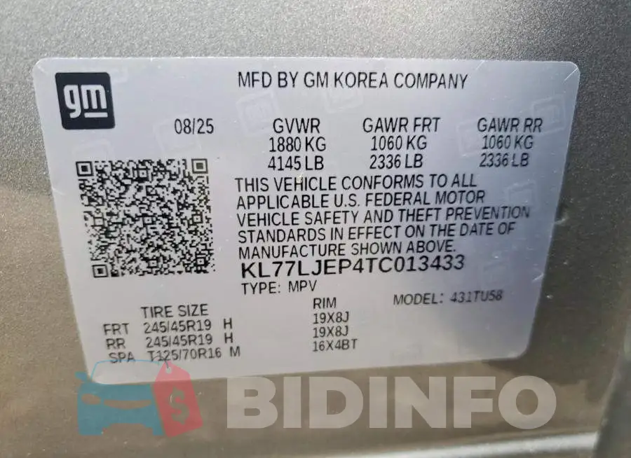 KL77LJEP4TC013433 Photo# 12