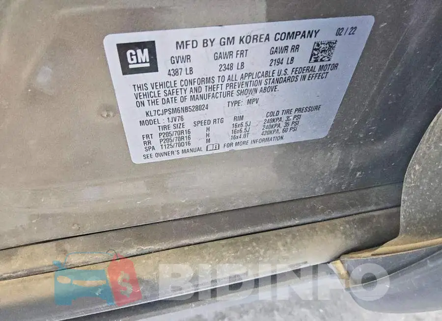 KL7CJPSM6NB528024 Photo# 13