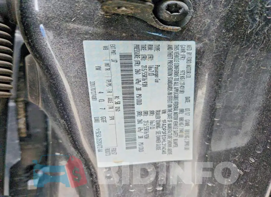 1FADP3FE0HL314345 Photo# 12