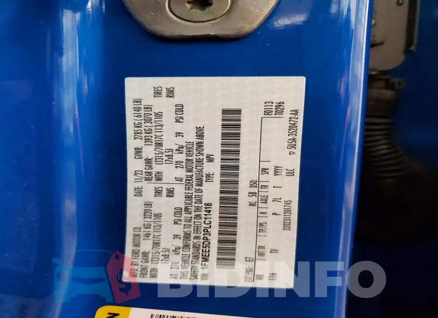 1FMEE5DP3PLC11418 Photo# 13