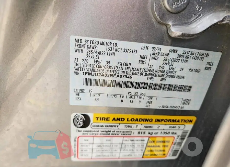 1FMJU2A83REA87946 Photo# 13