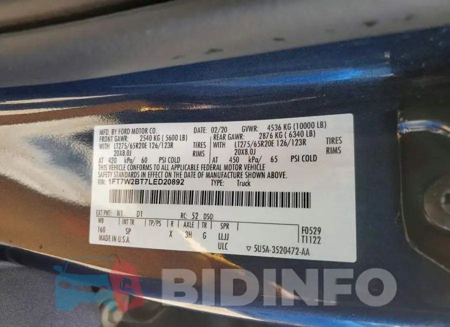 1FT7W2BT7LED20892 Photo# 12