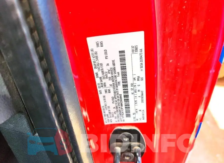1FTEX1CP1MKD60842 Photo# 12