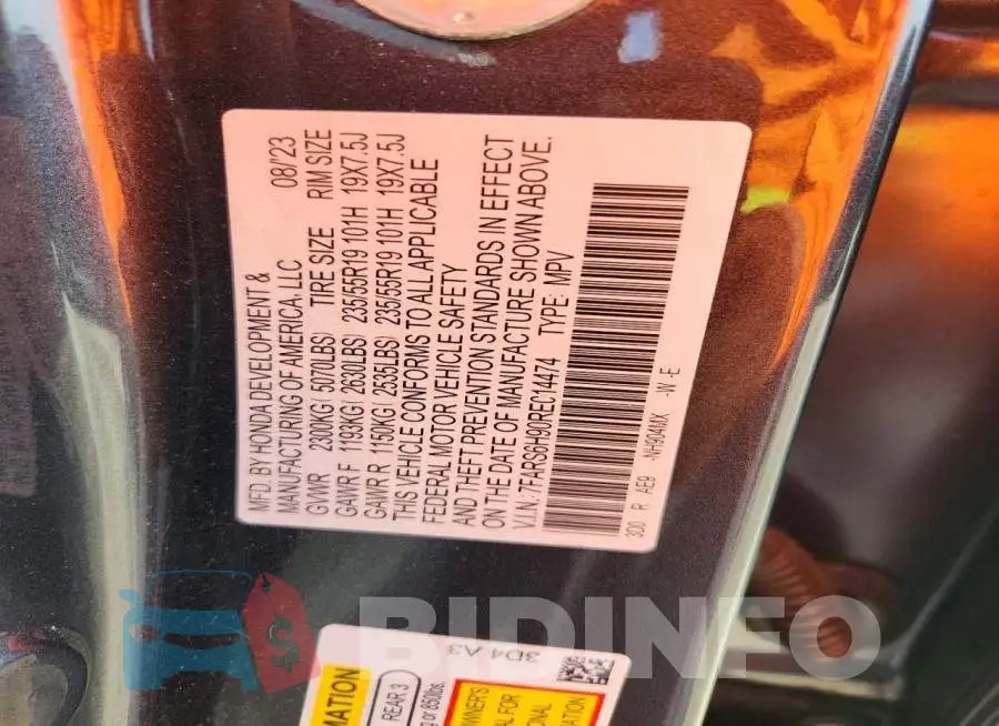 7FARS6H90RE014474 Photo# 13