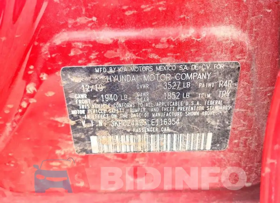 3KPC24A63LE116354 Photo# 13