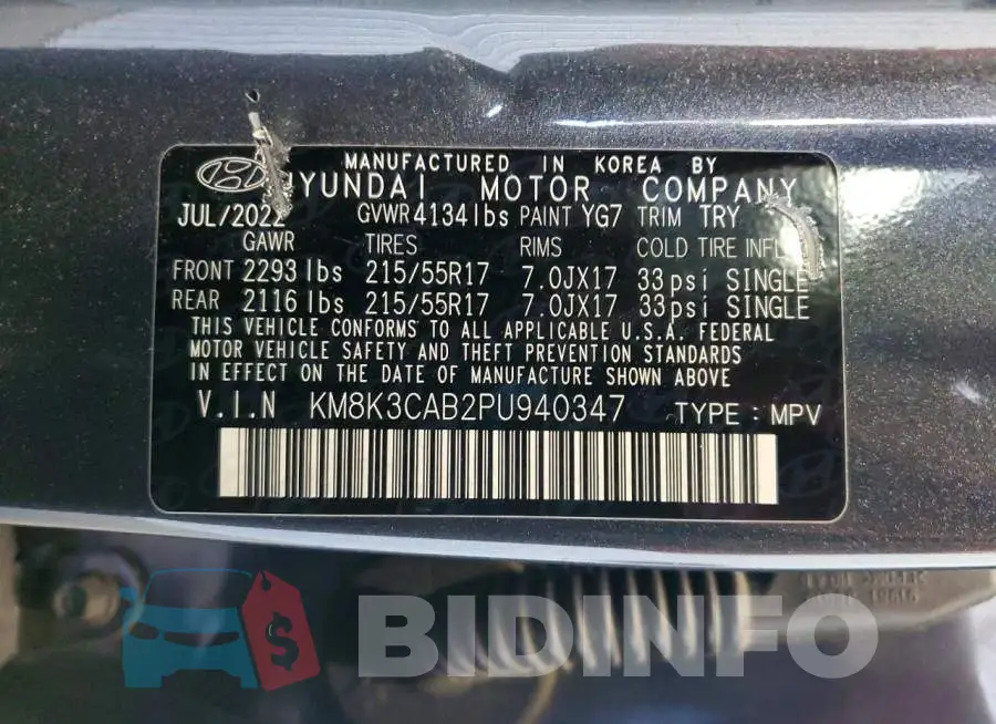 KM8K3CAB2PU940347 Photo# 13