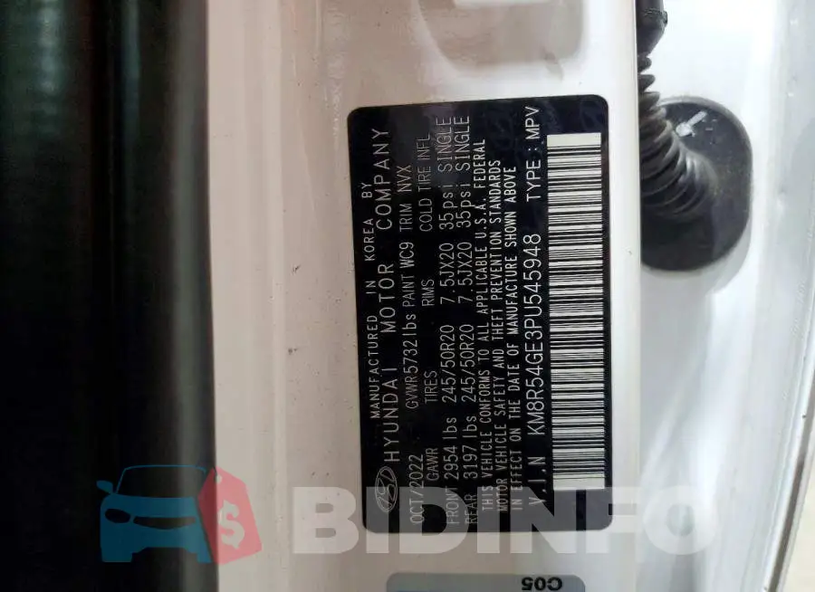 KM8R54GE3PU545948 Photo# 14