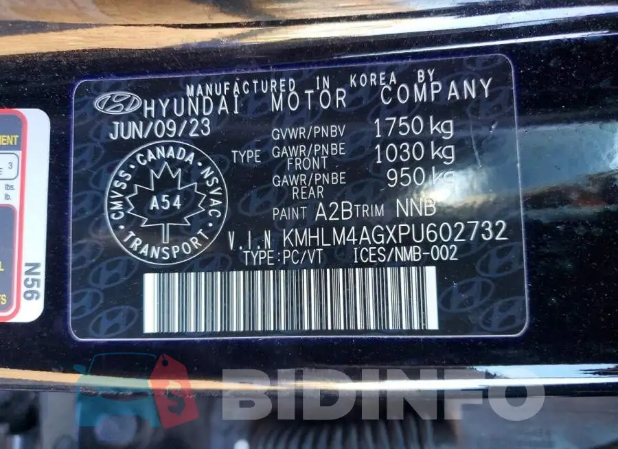 KMHLM4AGXPU602732 Photo# 12