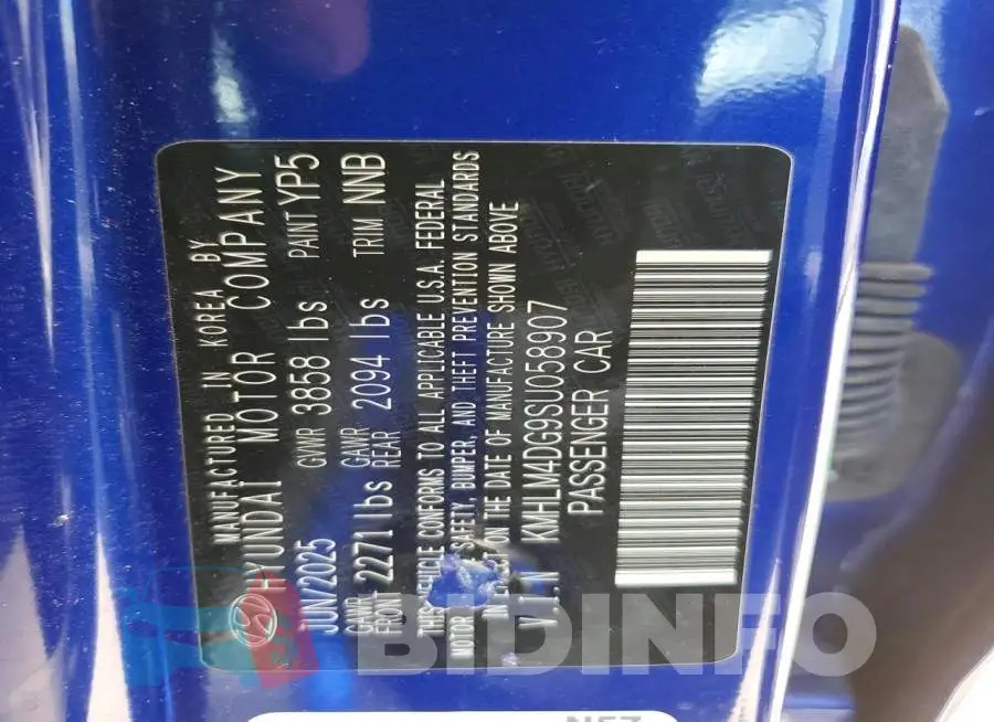 KMHLM4DG9SU058907 Photo# 13