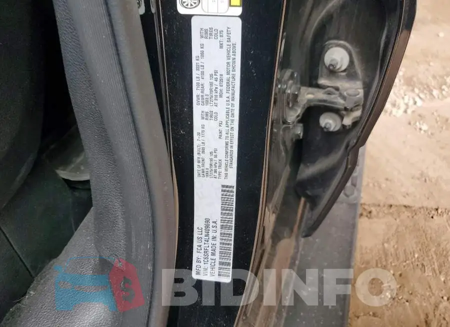 1C6SRFLT4LN409690 Photo# 12