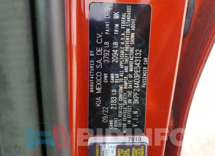 3KPF24AD3PE543132 Photo# 12