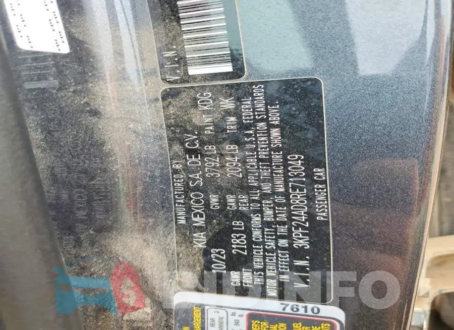 3KPF24AD8RE713049 Photo# 13