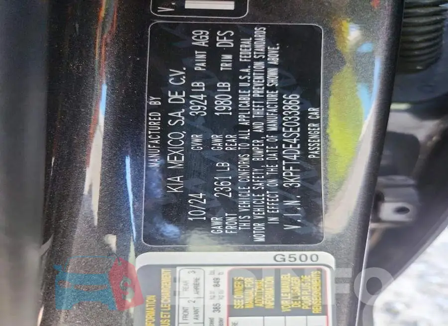 3KPFT4DE4SE033866 Photo# 13