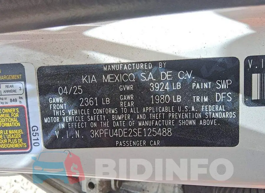 3KPFU4DE2SE125488 Photo# 12