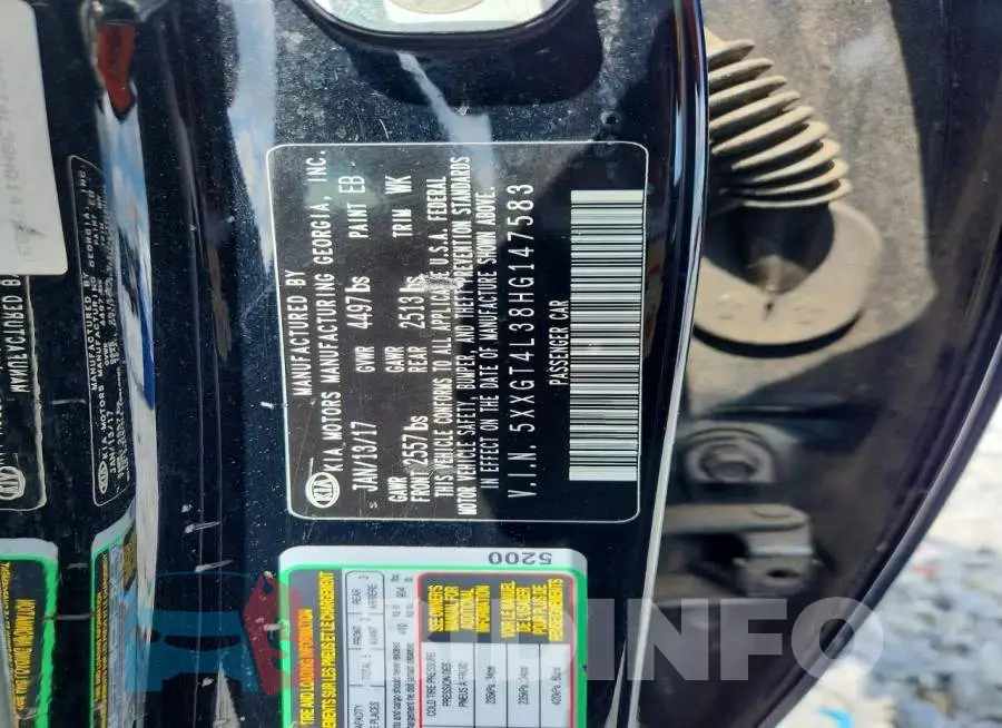 5XXGT4L38HG147583 Photo# 12