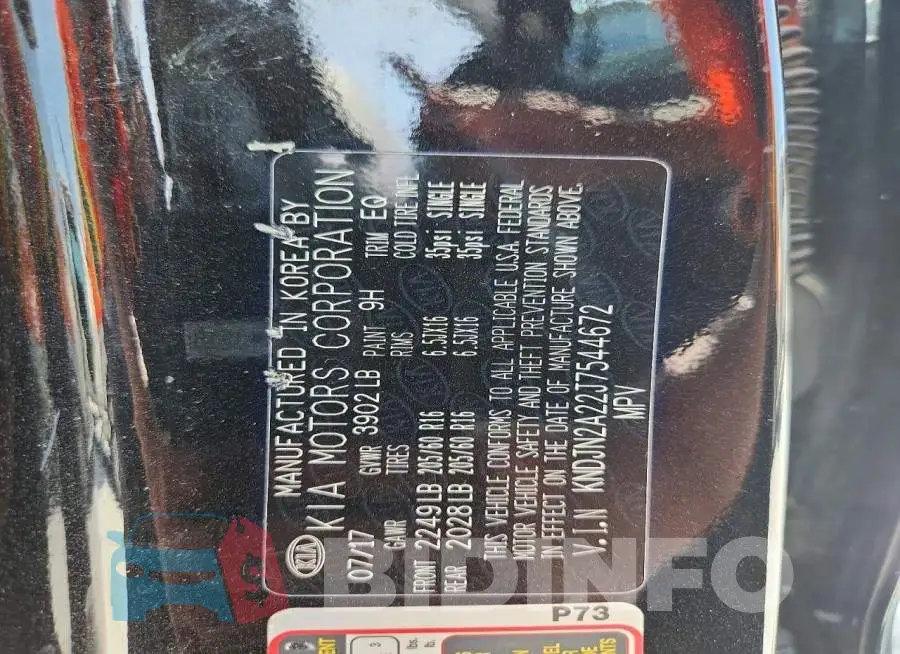 KNDJN2A22J7544672 Photo# 12