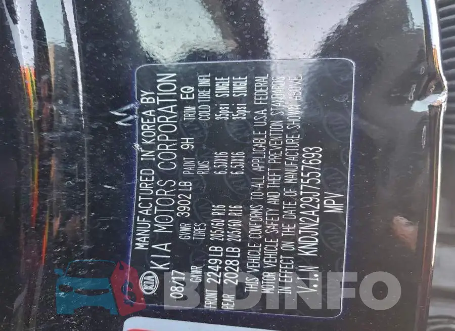 KNDJN2A29J7557693 Photo# 12
