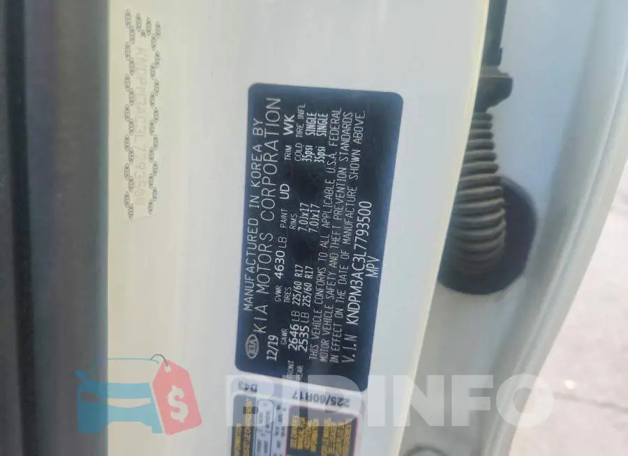 KNDPM3AC3L7793500 Photo# 13