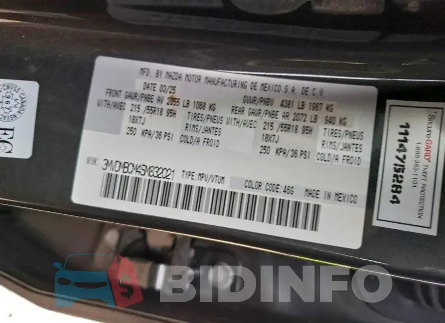 3MVDMBCM4SM832021 Photo# 14