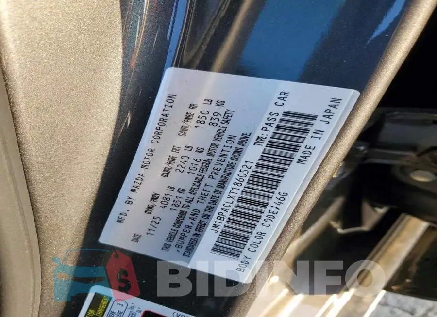 JM1BPACLXT1860521 Photo# 12