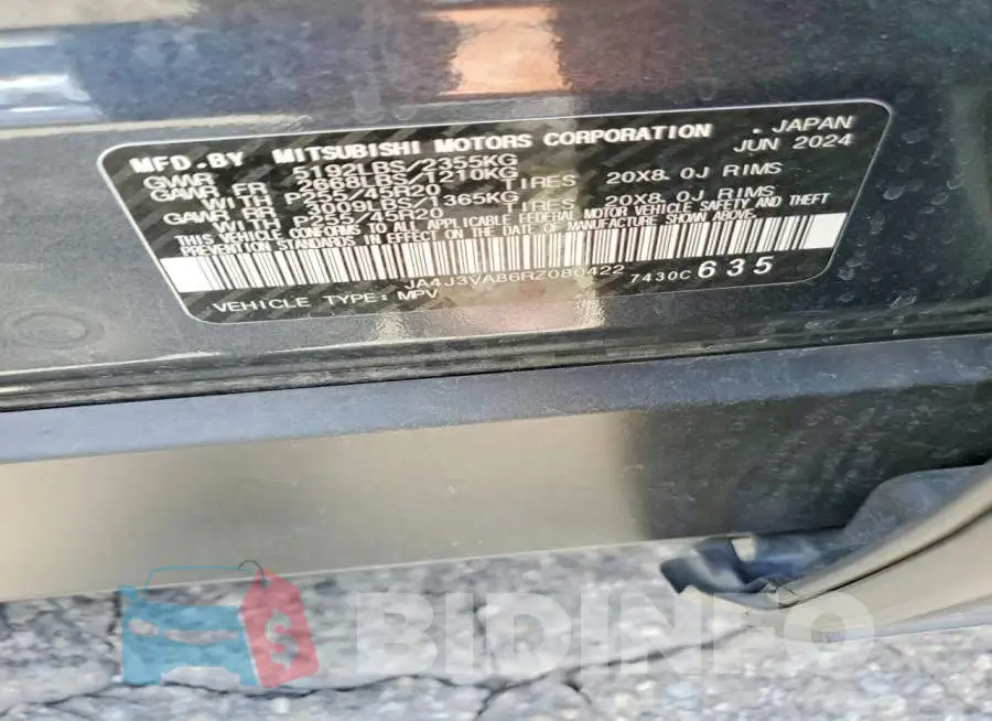 JA4J3VA86RZ080422 Photo# 13
