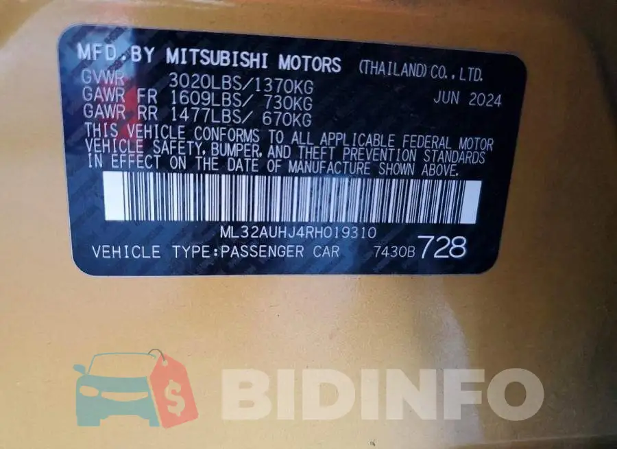 ML32AUHJ4RH019310 Photo# 12