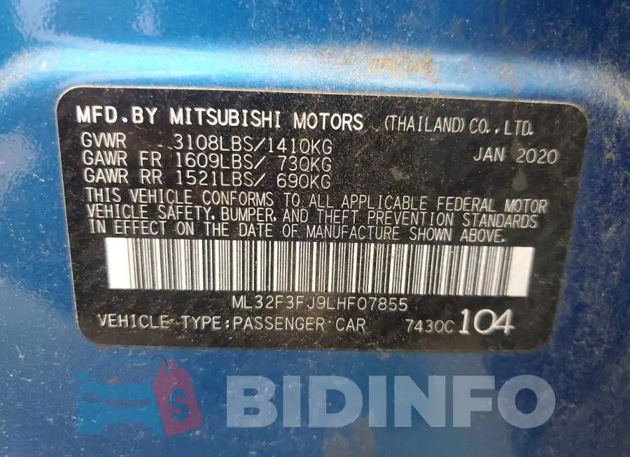ML32F3FJ9LHF07855 Photo# 12