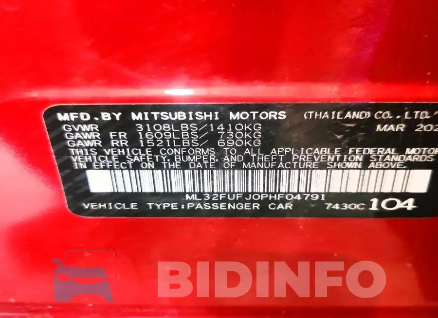 ML32FUFJ0PHF04791 Photo# 12