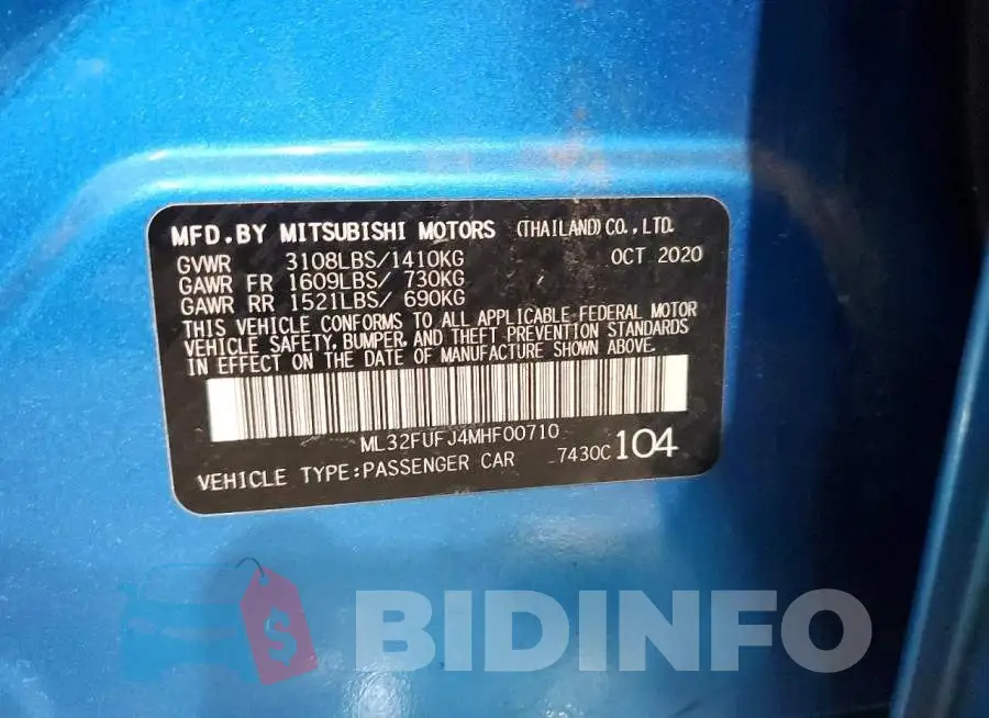 ML32FUFJ4MHF00710 Photo# 13