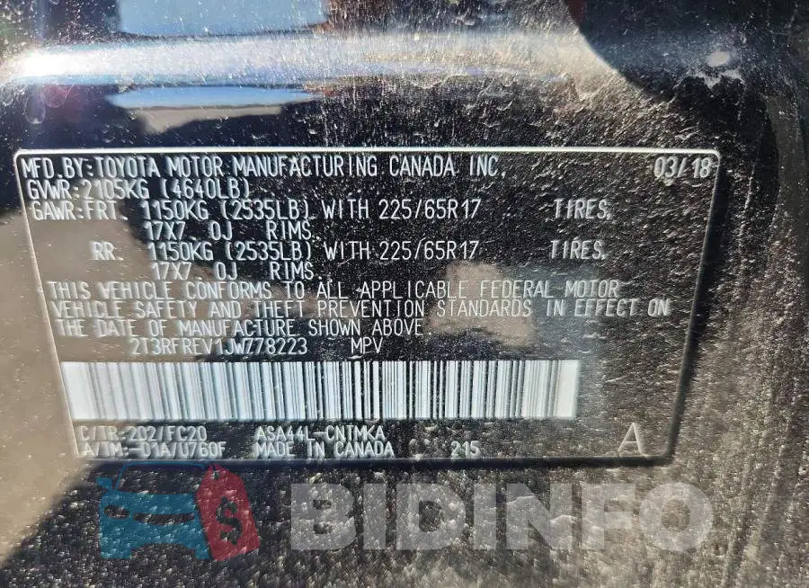 2T3RFREV1JW778223 Photo# 13