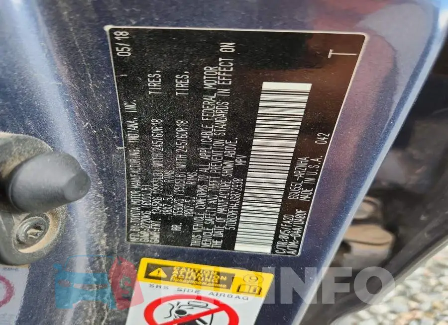 5TDBZRFH4JS872938 Photo# 14