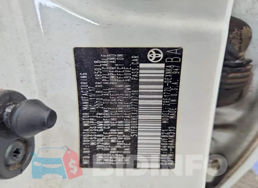 5YFBURHEXJP778718 Photo# 13