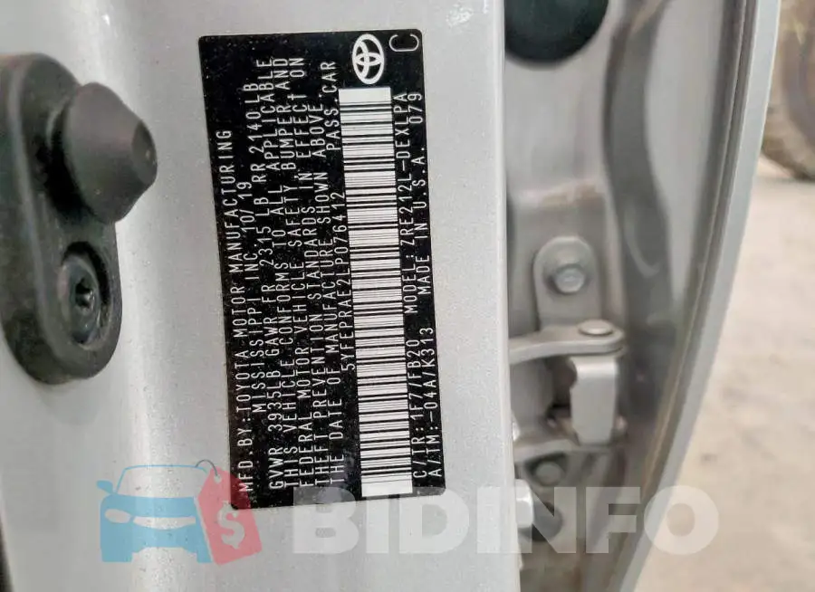 5YFEPRAE2LP076412 Photo# 12