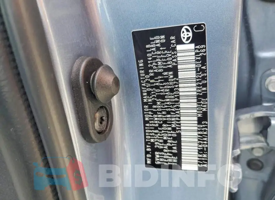 5YFEPRAE3LP103472 Photo# 12
