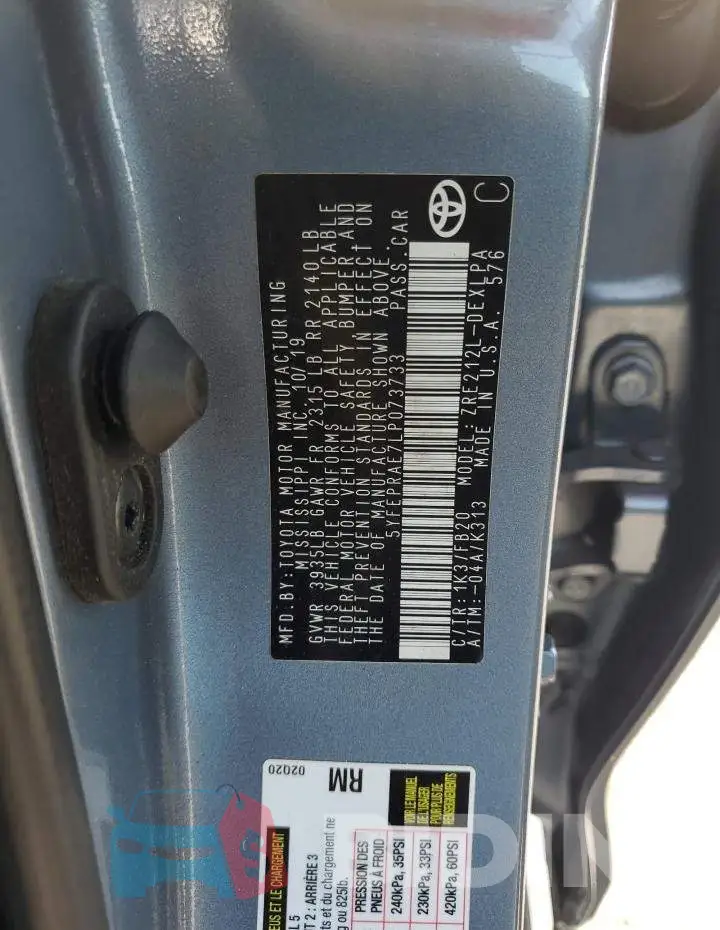 5YFEPRAE7LP073733 Photo# 13
