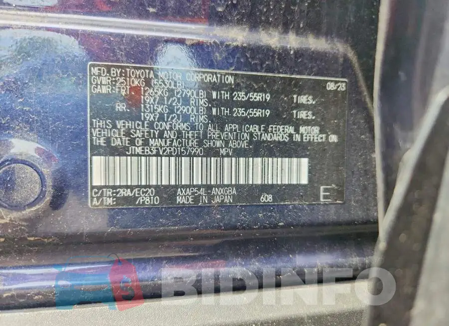JTMEB3FV2PD157990 Photo# 13