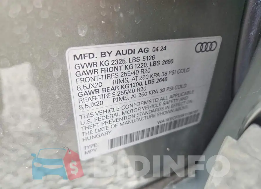 WA1EECF33R1138787 Photo# 13