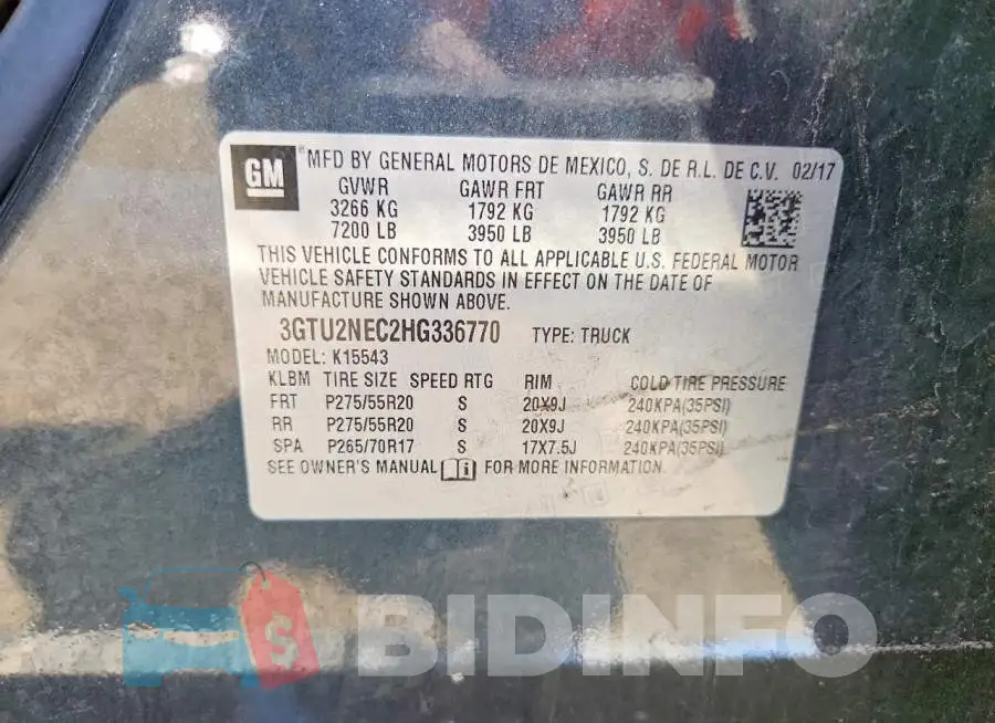 3GTU2NEC2HG336770 Photo# 12