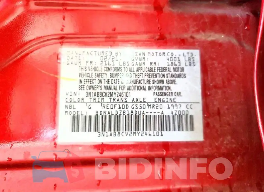 3N1AB8CV2MY246101 Photo# 12