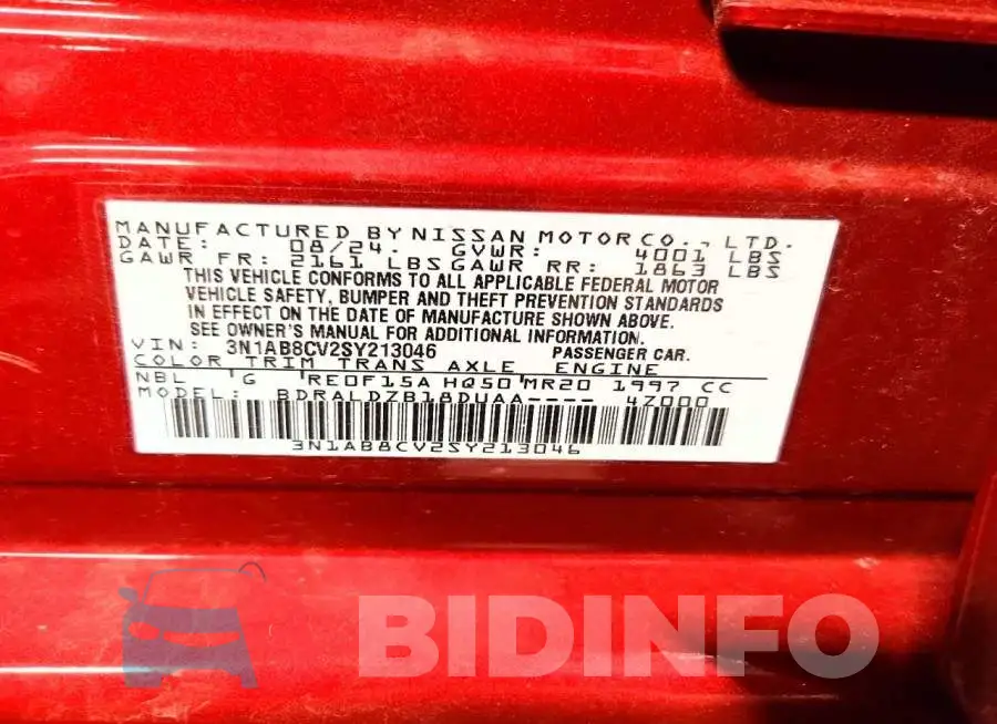 3N1AB8CV2SY213046 Photo# 13