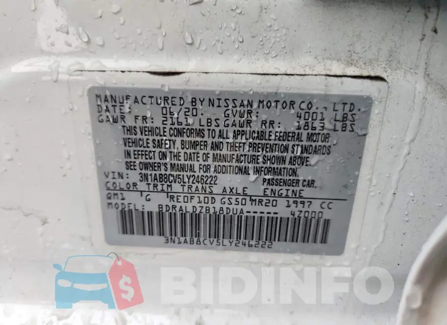 3N1AB8CV5LY246222 Photo# 13