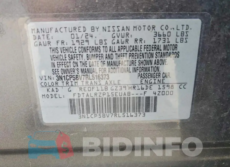 3N1CP5BV7RL516373 Photo# 14