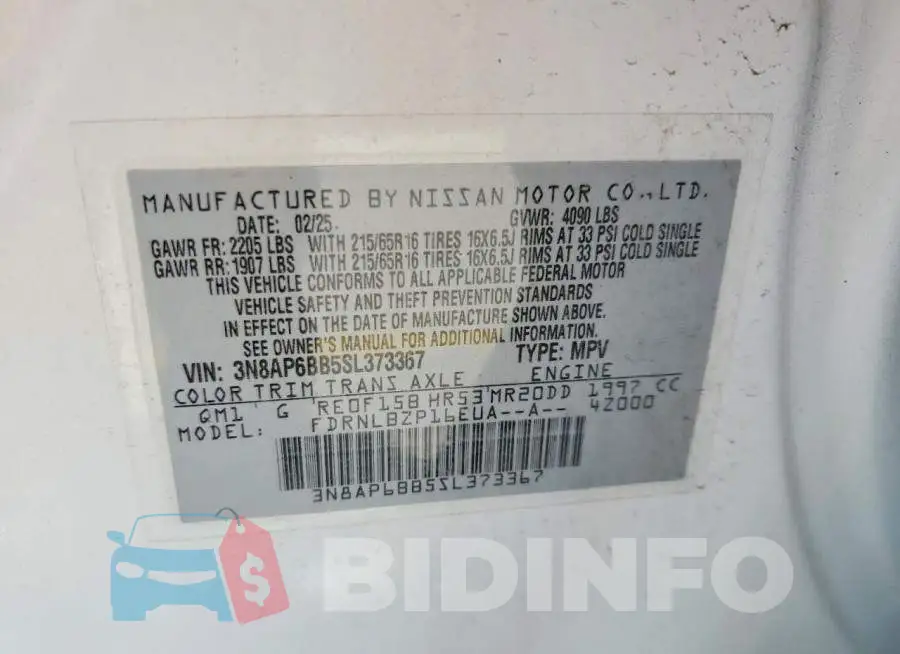 3N8AP6BB5SL373367 Photo# 14