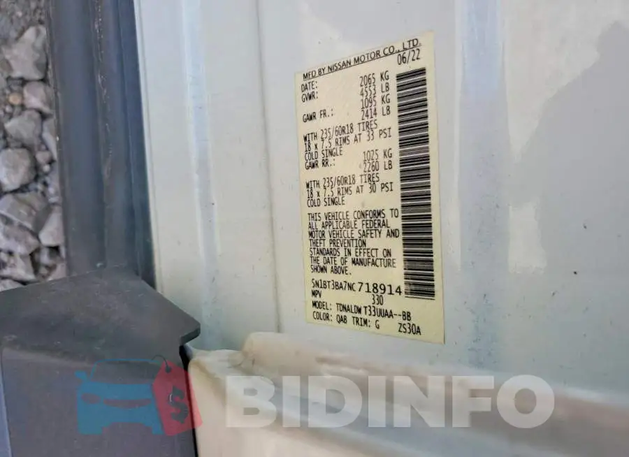 5N1BT3BA7NC718914 Photo# 12