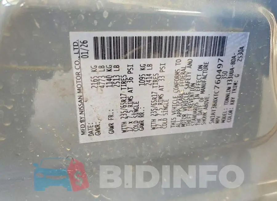 5N1BT3BBXTC760497 Photo# 14