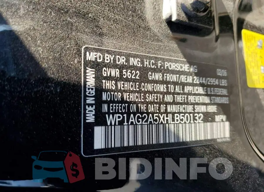 WP1AG2A5XHLB50132 Photo# 13