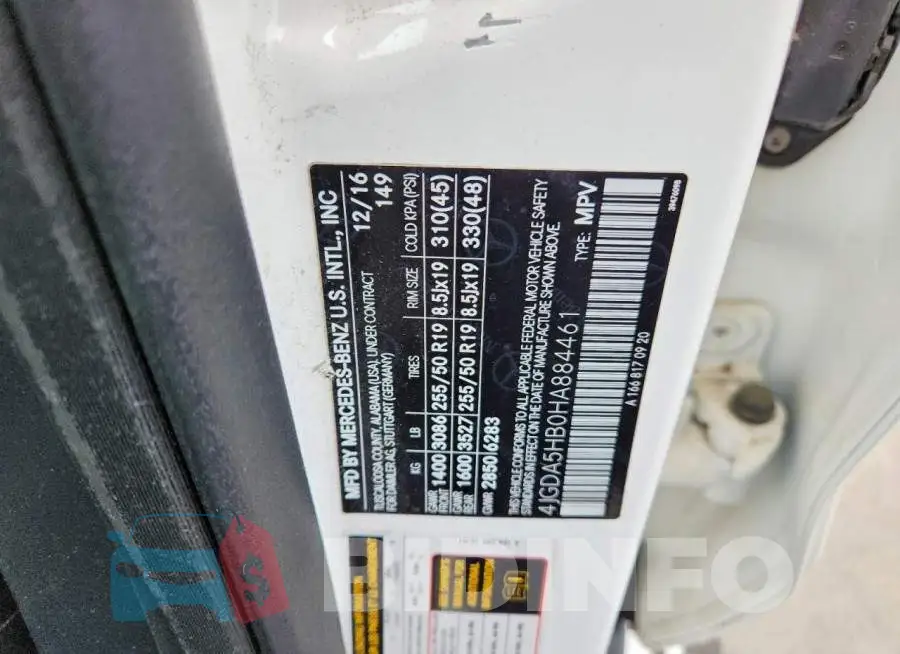 4JGDA5HB0HA884461 Photo# 14