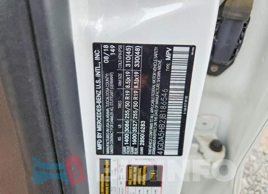 4JGDA5HB2JB186546 Photo# 14