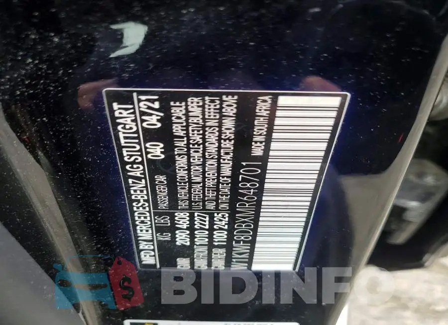 W1KWF8DBXMR648701 Photo# 12