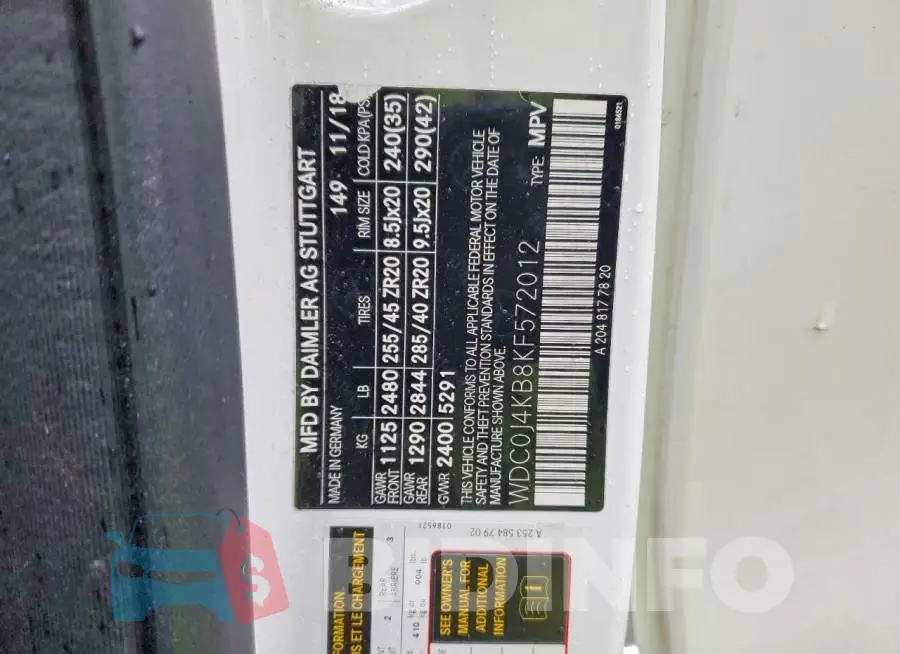 WDC0J4KB8KF572012 Photo# 13